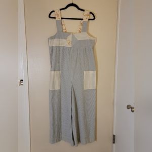 Madwell stripes & floral jumpsuit